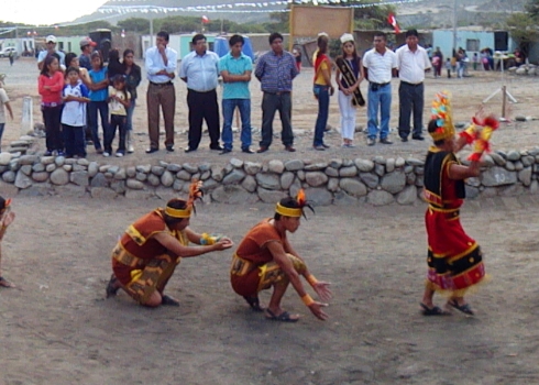 Traditional Inca festival just outside of Nazca, Peru
