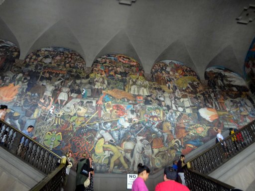 The murals of Diego Rivera; Mexico City